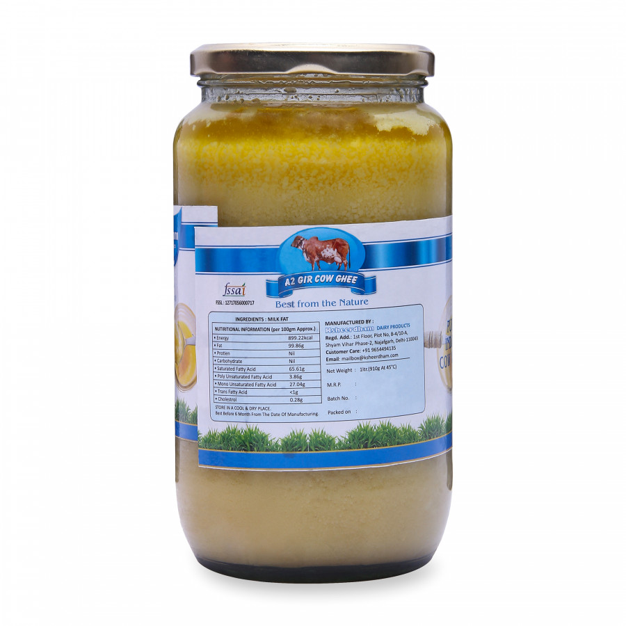 A2 Gir Cow Ghee Half Ltr